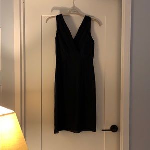 Brooks Brothers silk navy dress